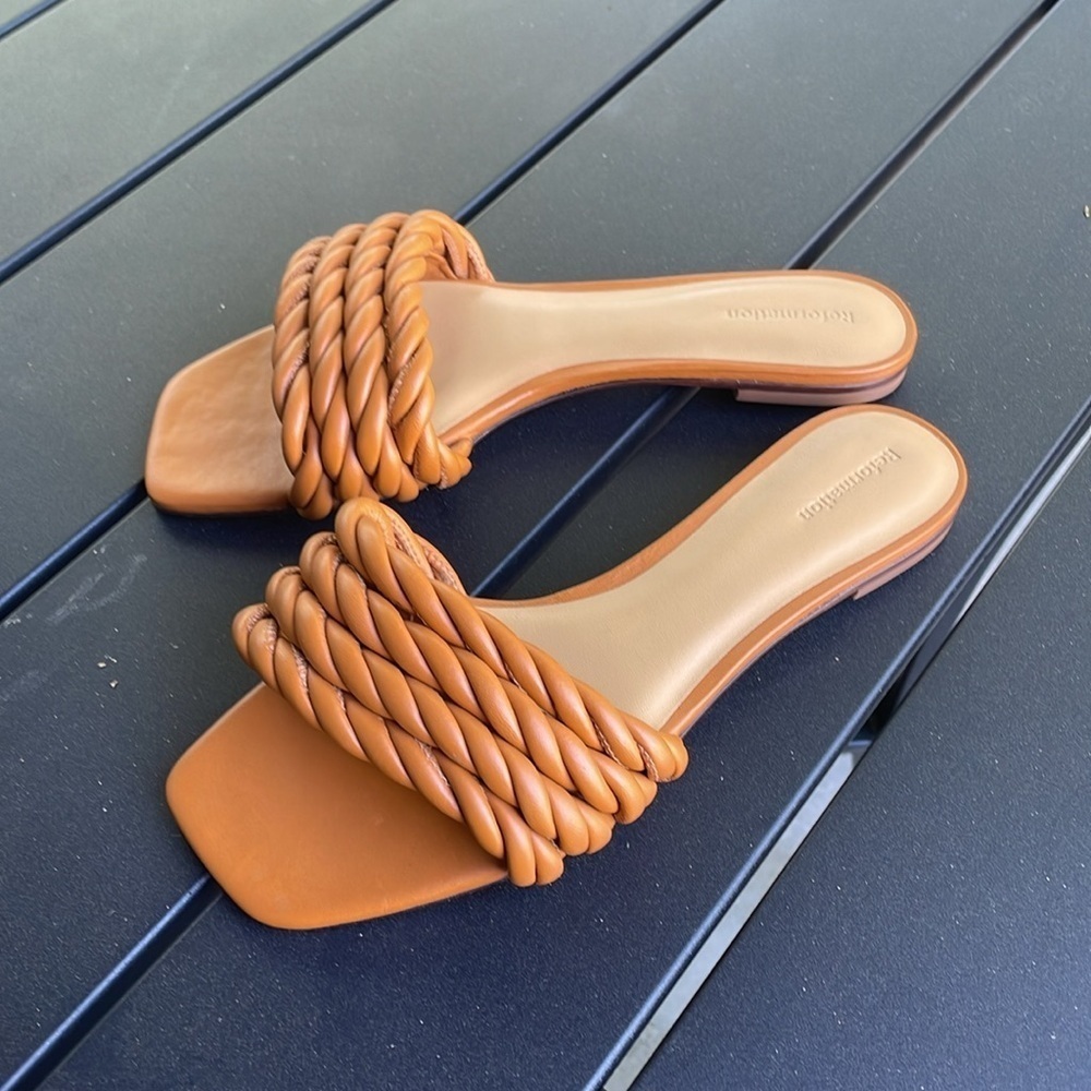 Reformation Braided Sandals- 6.5